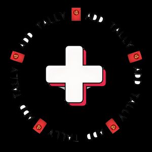 Add Tally widget with a plus button surrounded by Add Tally text and red envelope icons