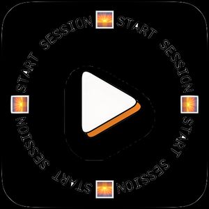 Start Session widget with a play button surrounded by Quick Add 1 text